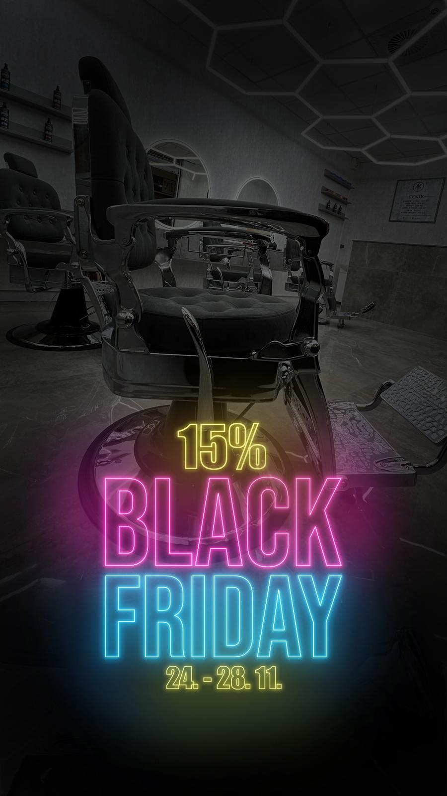 BLACK FRIDAY -15% - 24.11. - 28.11.